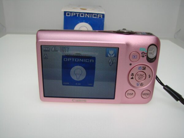 Canon IXUS 105 IS / PowerShot SD1300 IS / IXY 200F / 12mp 4X Digital camera Pink - Image 3