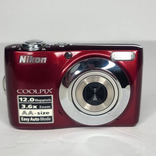 Nikon COOLPIX L22 12.0MP Digital Camera Red - Image 2