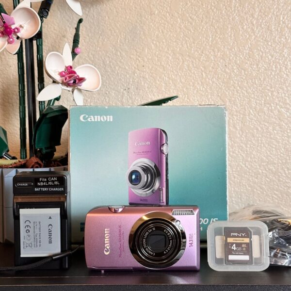 Canon PowerShot SD3500 IS Digital ELPH Camera Pink Touch Screen 14.1MP Digicam - Image 2