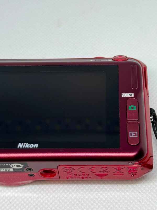 Nikon Coolpix S6400 Digital Touchscreen Camera Zoom 16.0MP 12x Red RARE - Image 7