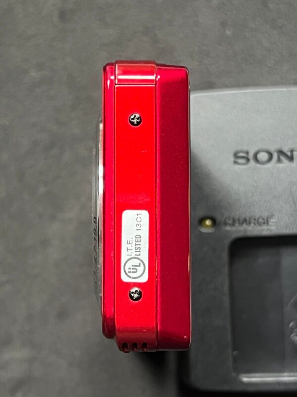 Sony Cyber-shot DSC-W560 14.1MP Digital Camera - Red - Image 3