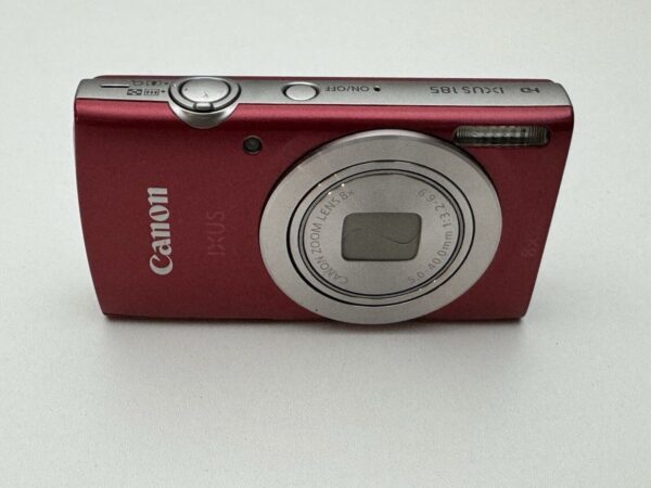 Canon IXUS 185 20MP Digital Camera Red - Image 8