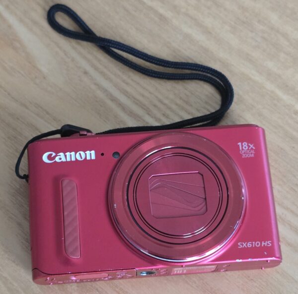 Canon PowerShot SX620 HS 20.2MP Digital Camera - Red Used Good Condition