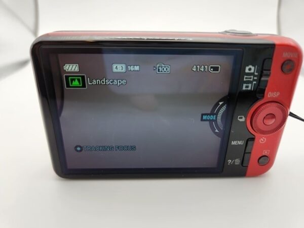Vintage Sony Red Cyber-shot DSC-WX9 Digital Camera - Image 7