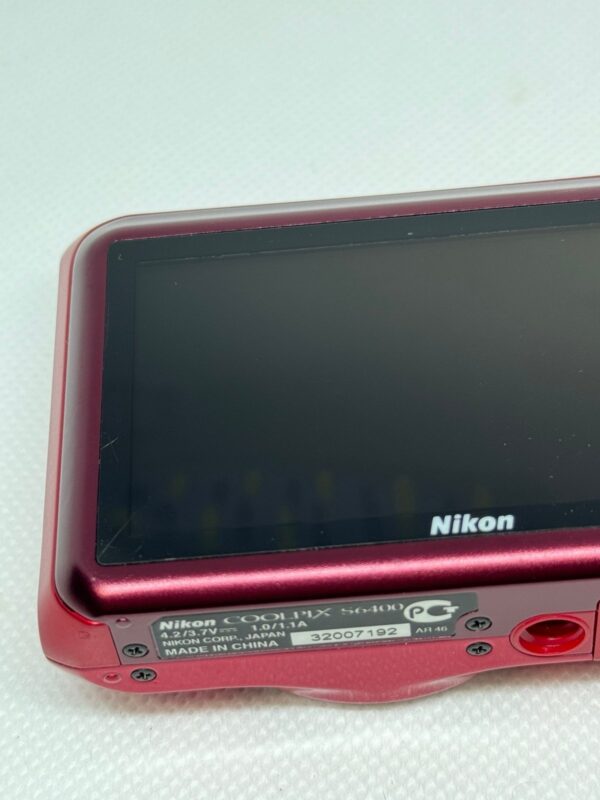 Nikon Coolpix S6400 Digital Touchscreen Camera Zoom 16.0MP 12x Red RARE - Image 6