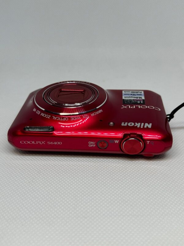 Nikon Coolpix S6400 Digital Touchscreen Camera Zoom 16.0MP 12x Red RARE - Image 8