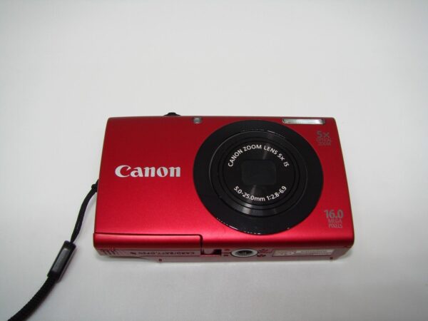 Canon PowerShot A3400 IS Digital Camera Red - Image 12