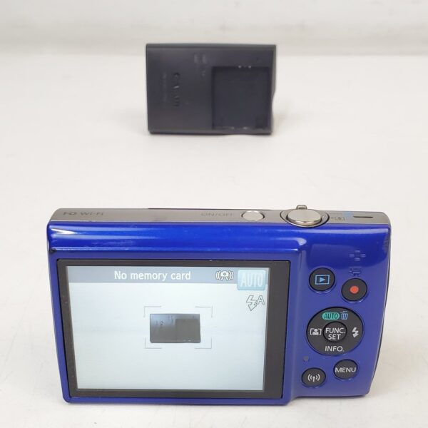 Canon PowerShot ELPH 190 IS 20MP 10X Optical Zoom Wi-Fi Digital Camera Blue - Image 10
