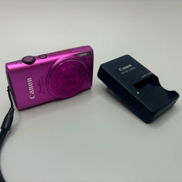 Canon PowerShot ELPH330HS Pink Digital Handheld Camera WORKING (7B) MO#666