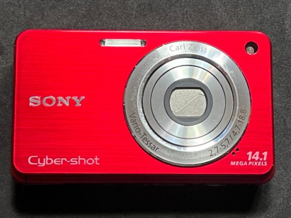 Sony Cyber-shot DSC-W560 14.1MP Digital Camera - Red