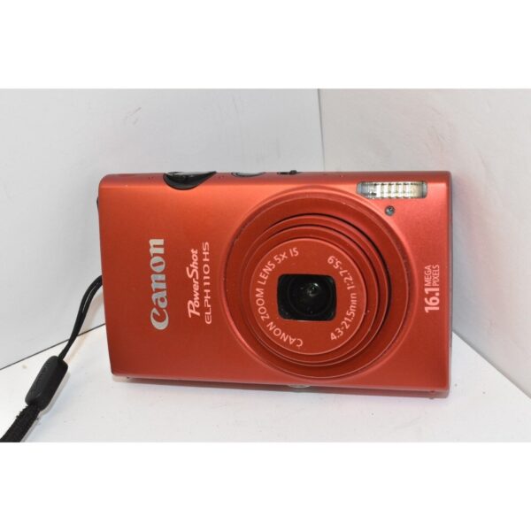 Canon PowerShot ELPH 110 HS Red Digital Camera 16.1MP FOR PARTS / REPAIR - Image 3