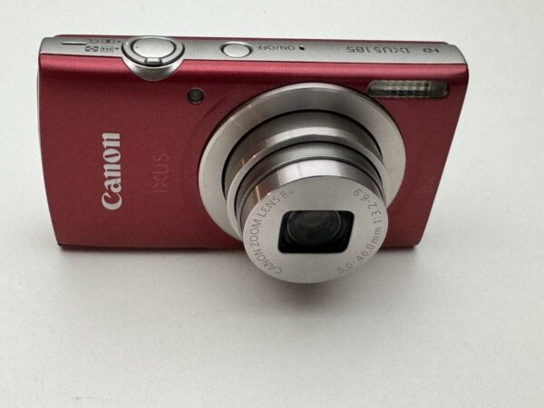Canon IXUS 185 20MP Digital Camera Red - Image 7