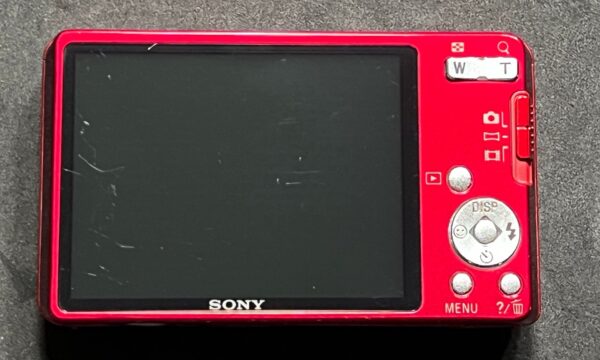 Sony Cyber-shot DSC-W560 14.1MP Digital Camera - Red - Image 2