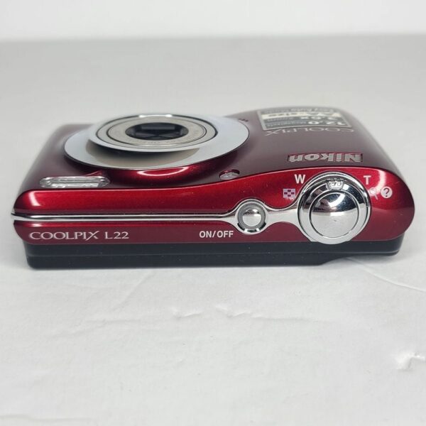Nikon COOLPIX L22 12.0MP Digital Camera Red - Image 6