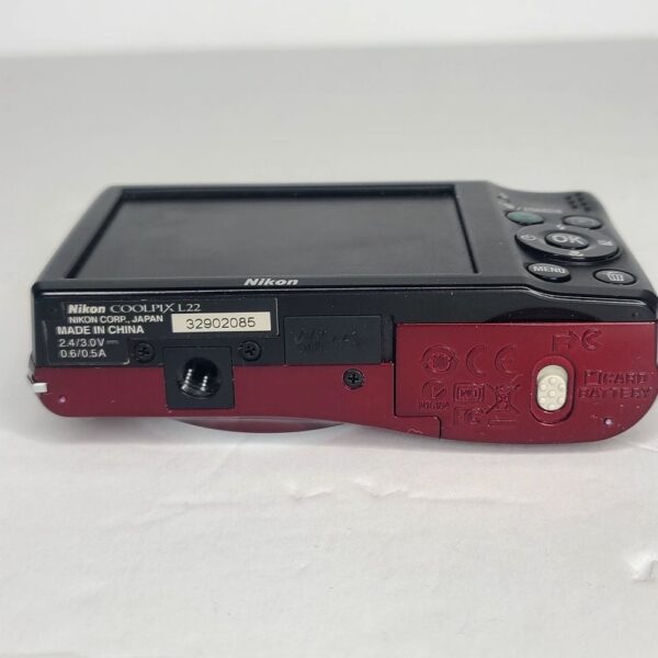 Nikon COOLPIX L22 12.0MP Digital Camera Red - Image 7