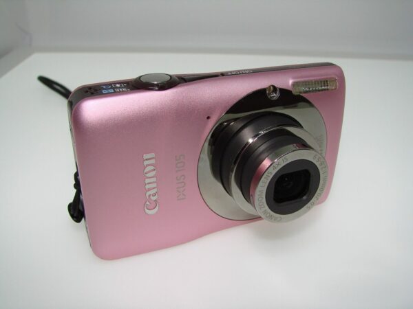 Canon IXUS 105 IS / PowerShot SD1300 IS / IXY 200F / 12mp 4X Digital camera Pink