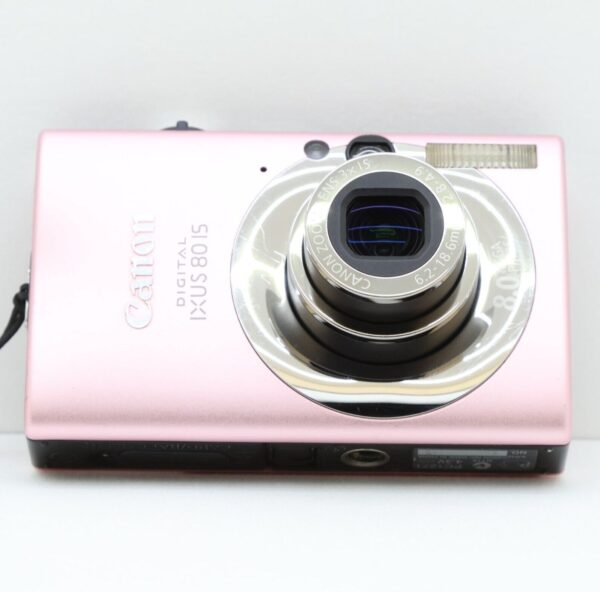 Canon Digital IXUS 80 IS 8.0MP Compact Digital Camera Pink Tested Bundle Kit - Image 3