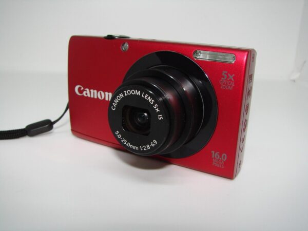 Canon PowerShot A3400 IS Digital Camera Red - Image 6