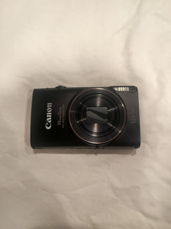 Canon PowerShot ELPH 360 HS 12X Optical Zoom Digital Camera - Image 2