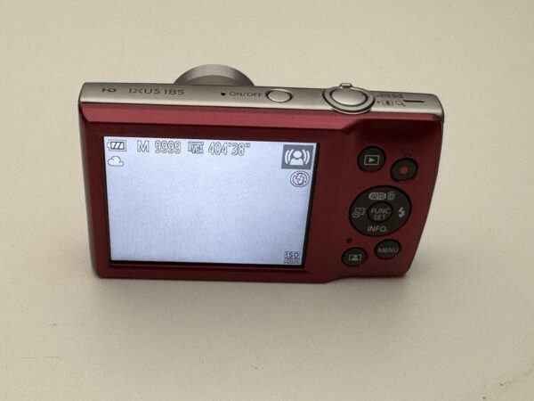 Canon IXUS 185 20MP Digital Camera Red - Image 4