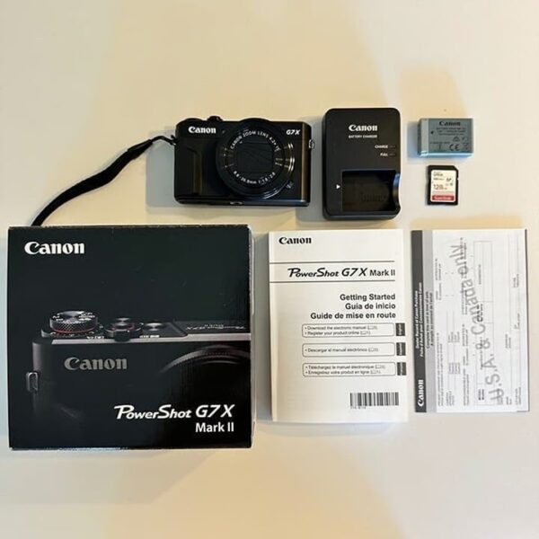 Canon PowerShot G7 X Mark II Digital Camera