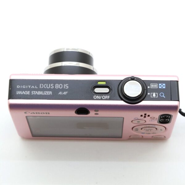 Canon Digital IXUS 80 IS 8.0MP Compact Digital Camera Pink Tested Bundle Kit - Image 5