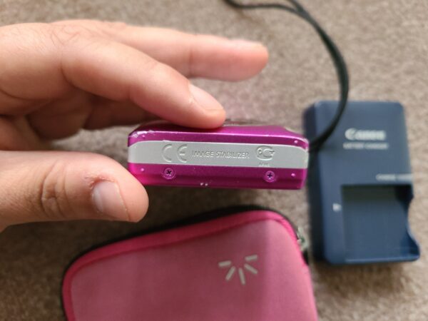 Canon Powershot elph 100 Hs PINK with accessories - Image 7