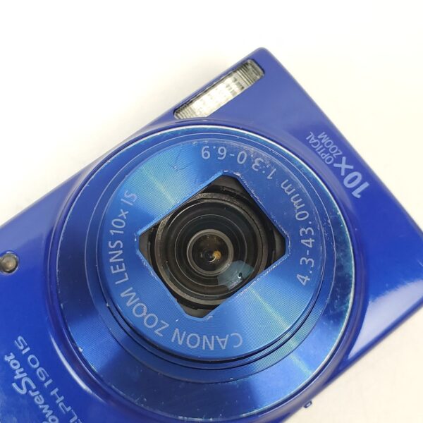 Canon PowerShot ELPH 190 IS 20MP 10X Optical Zoom Wi-Fi Digital Camera Blue - Image 12