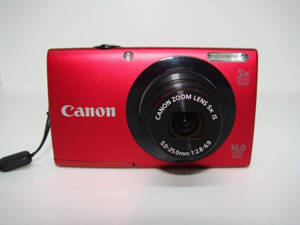 Canon PowerShot A3400 IS Digital Camera Red - Image 5