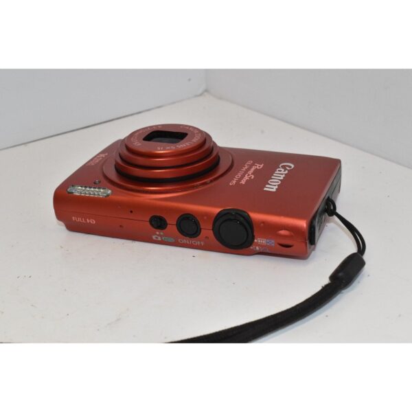 Canon PowerShot ELPH 110 HS Red Digital Camera 16.1MP FOR PARTS / REPAIR - Image 4
