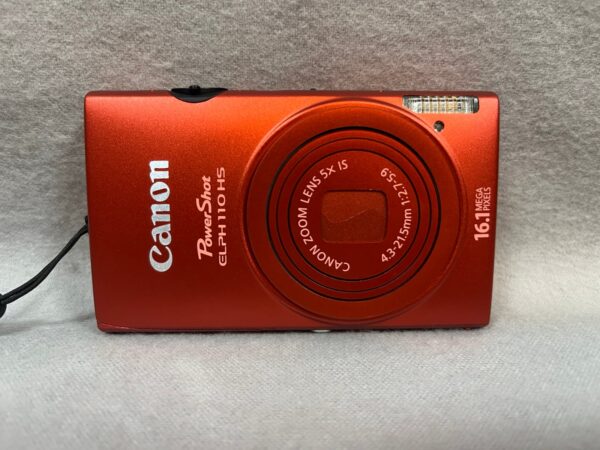 CANON POWERSHOT ELPH 110 HS DIGITAL CAMERA 16.1 MP, RED - Image 2