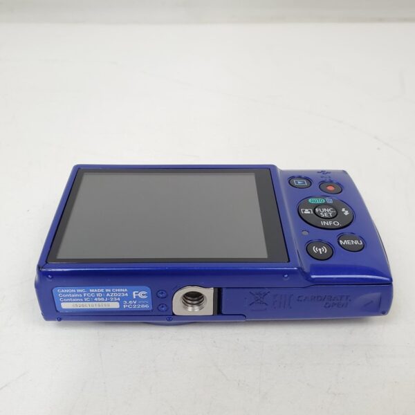 Canon PowerShot ELPH 190 IS 20MP 10X Optical Zoom Wi-Fi Digital Camera Blue - Image 7