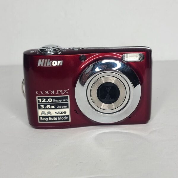 Nikon COOLPIX L22 12.0MP Digital Camera Red